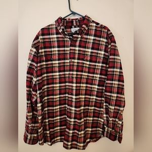 Carhartt Men's 2XL XXLOriginal Fit Long Sleeve Cotton flannel button down shirt